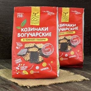 Козинаки классические в темной глазури 250 г