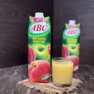 Нектар яблоко-персик АВС 1 л
