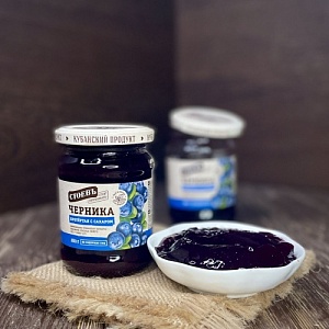 Черника перетертая с сахаром 280 г